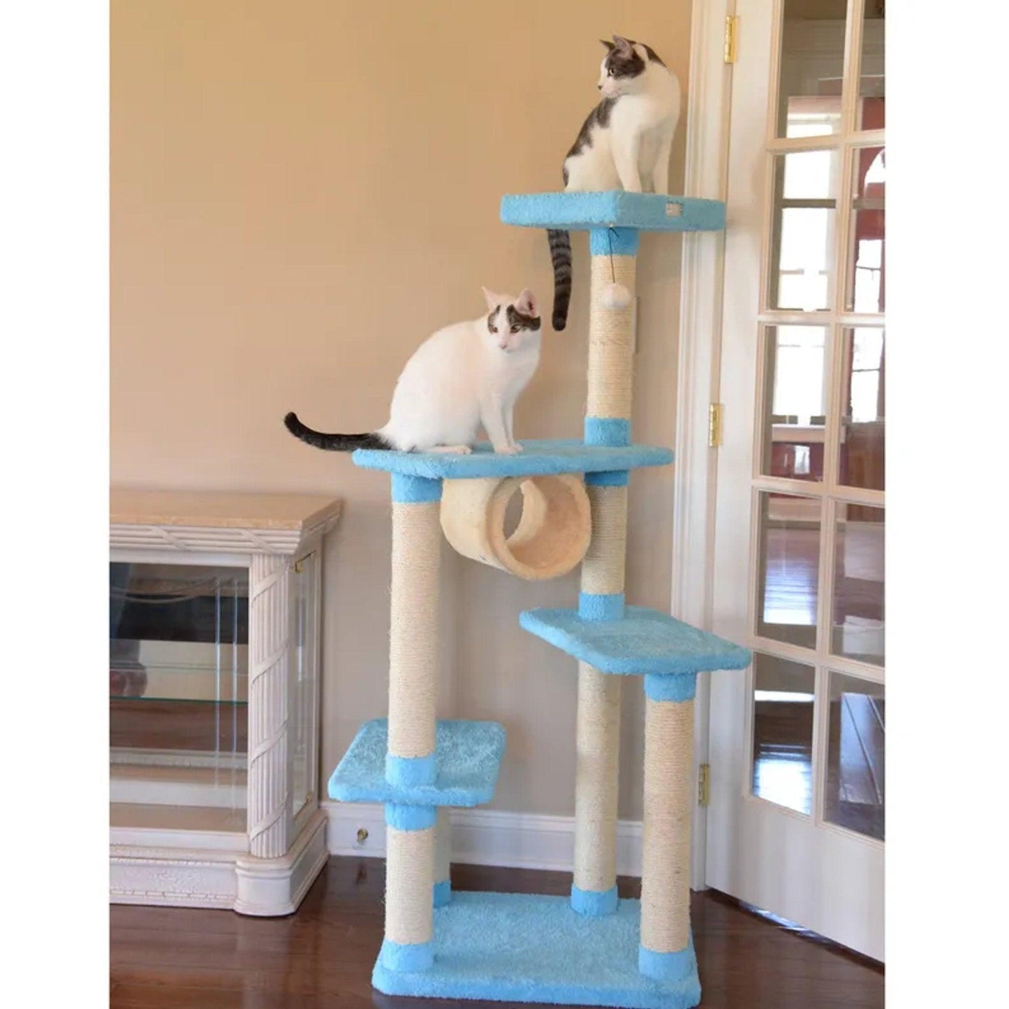 Armarkat Premium Skyblue Cat Climber - Real Wood Jungle Tree